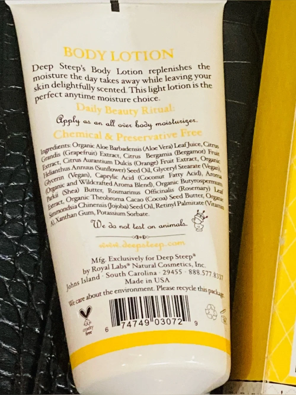 NWT Deep Steep Grapefruit Bergamot Body Lotion 6 fl oz‎